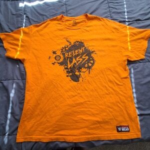 WWE Authentic Wear Becky Lynch Relent Lass Orange Shirt Size XXL